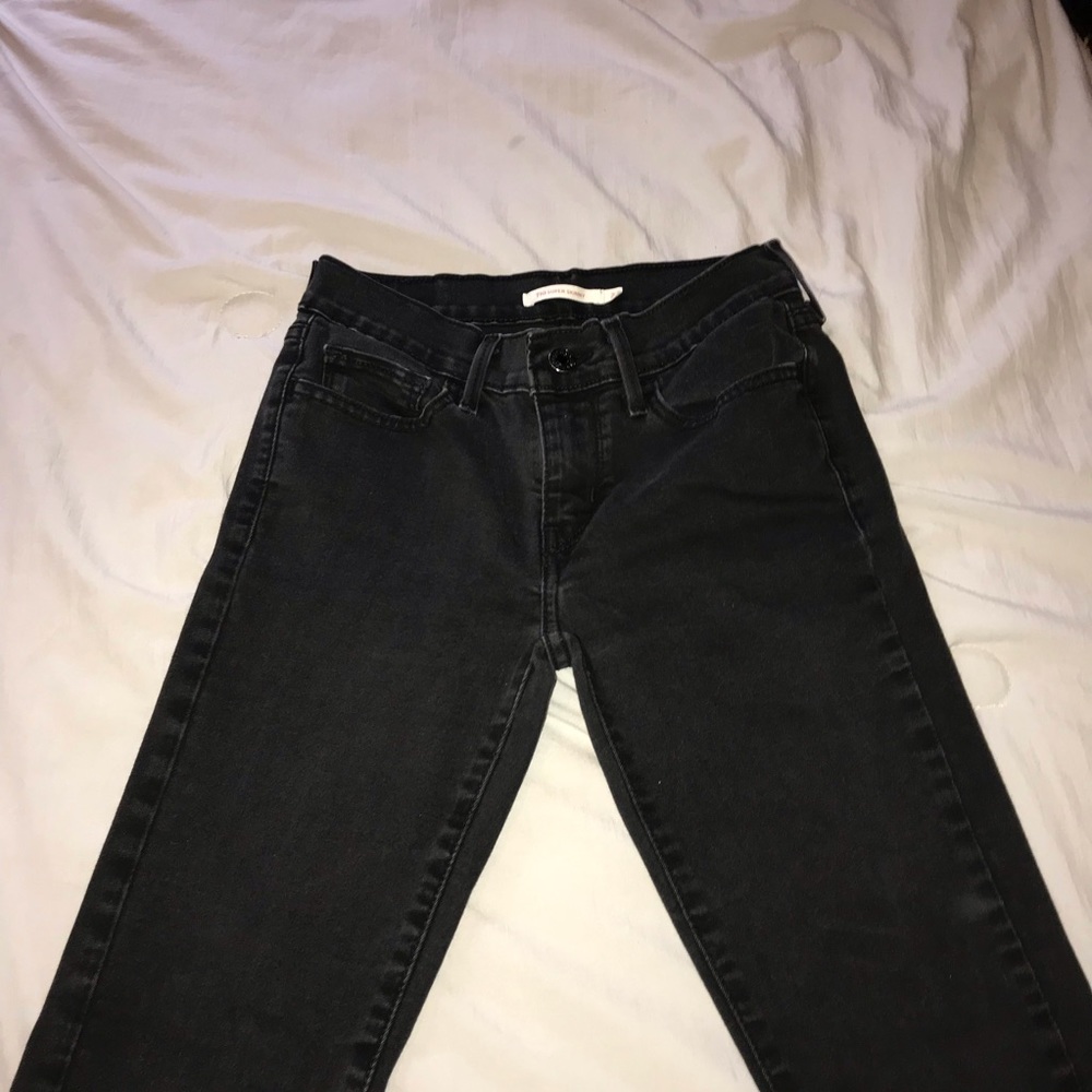 Fade black jeans